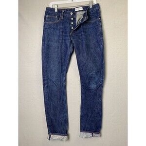 Gustin Men Jeans Slim Dark Indigo Raw Denim